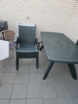 Mesa terraza 4 sillas
