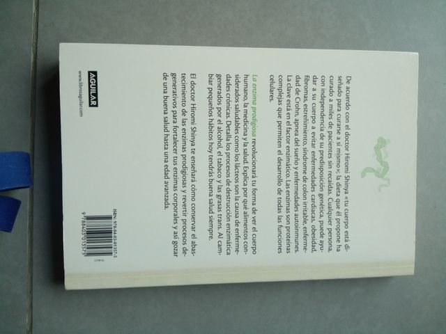 La enzima prodigiosa : una forma de vida sin enfermar