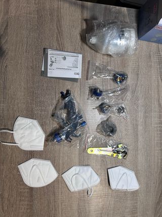 BDS Pistola de pintura con 3 boquillas 1.4 1.7 2.0