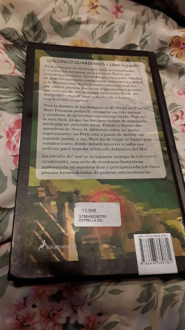 La estrella del mal: Los Cinco Guardianes II (Narrativa Joven) (Spanish Edition)