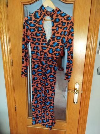 Vestido estampado animal print Sfera talla S