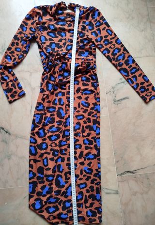 Vestido estampado animal print Sfera talla S