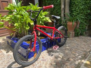 BICICLETA BMX WIPE 500 NIÑOS 9 a 14 AÑOS ROJA 20"
