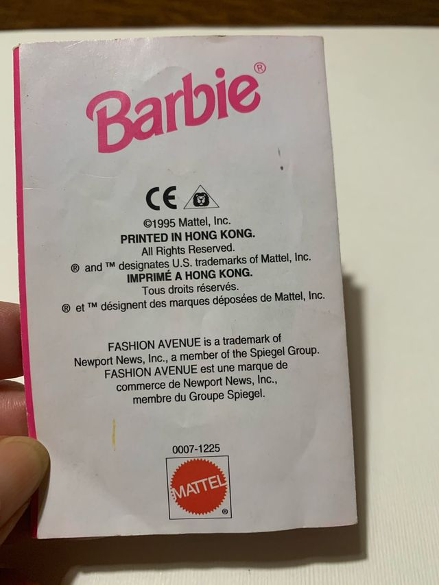 Abito da sposa invernale 1996 Barbie Fashion Avenue