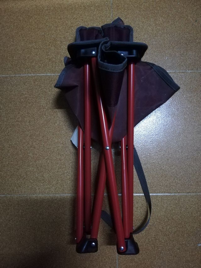 Silla baja de camping