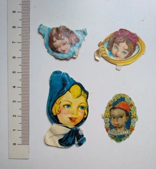 Cromos troquelados antiguos