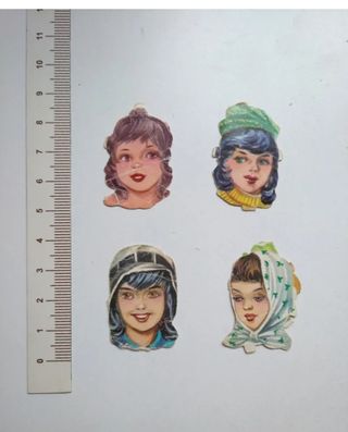 Cromos troquelados antiguos