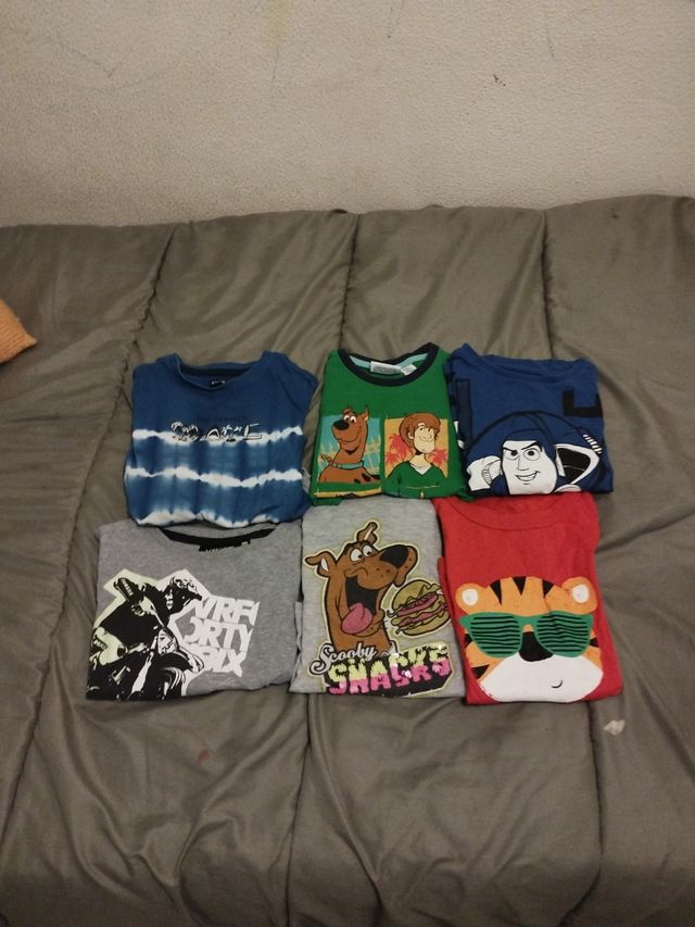 Camisetas 4 años manga corta