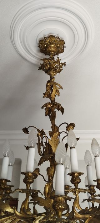 Lámpara de techo de bronce