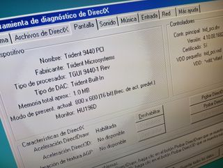 Tarjeta gráfica Trident 9440 1MB PCI