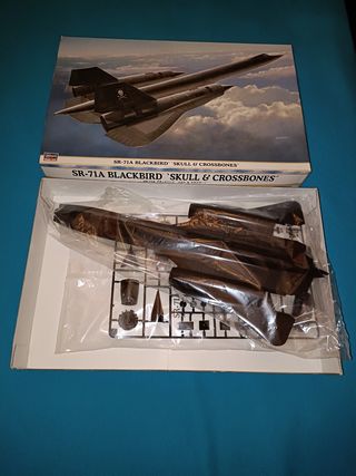 Hasegawa kit 1:72 SR-71 Blackbird