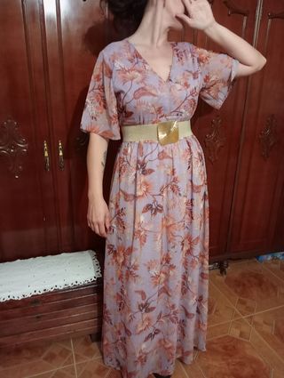Vestido ceremonia largo 