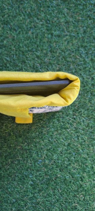 Funda libro hecha a mano