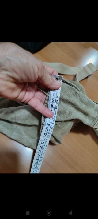 Borsetta con tracolla vintage, Misure in foto