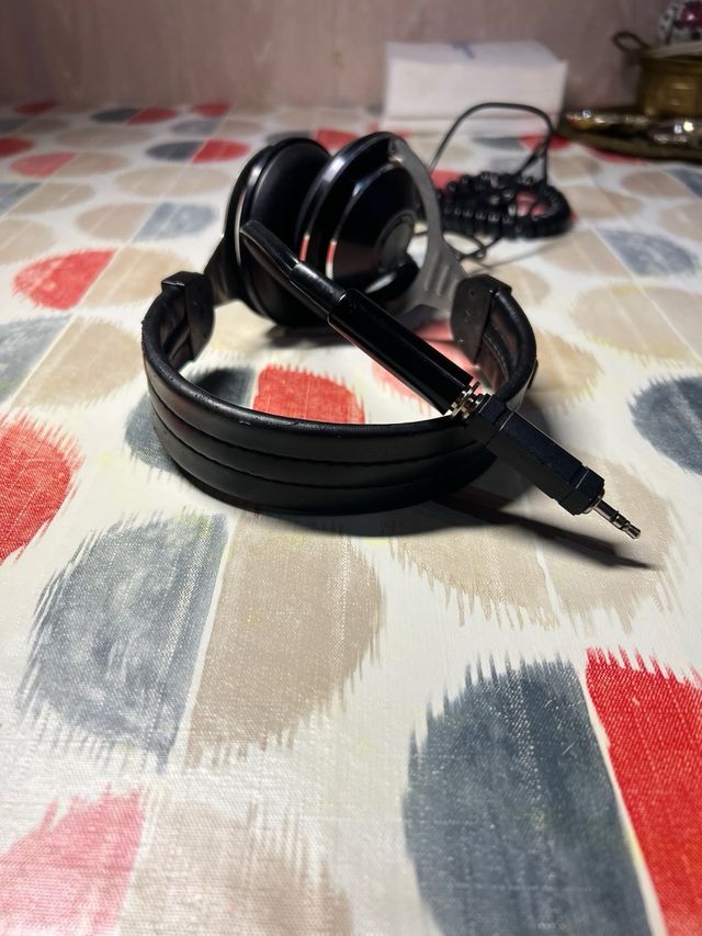 Vintage Cascos auriculares Stereo Headphone Fantail AH308 Made in Taiwan  Funcionando