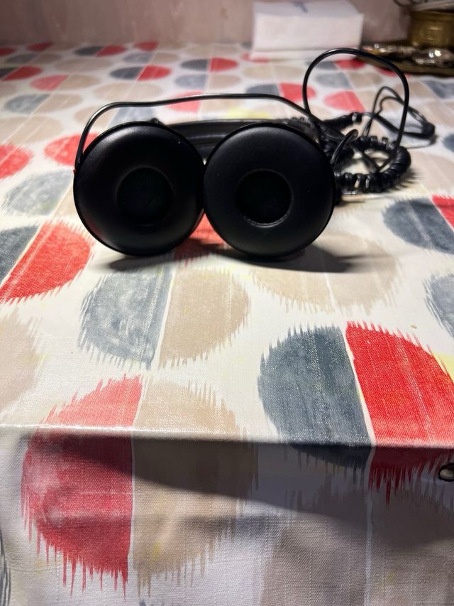 Vintage Cascos auriculares Stereo Headphone Fantail AH308 Made in Taiwan  Funcionando