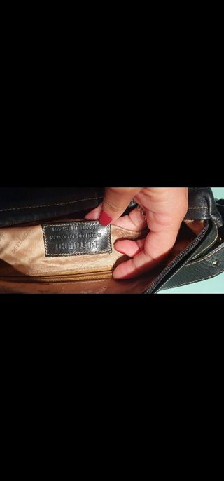 Bolso Petusco de auténtica piel.Nuevo