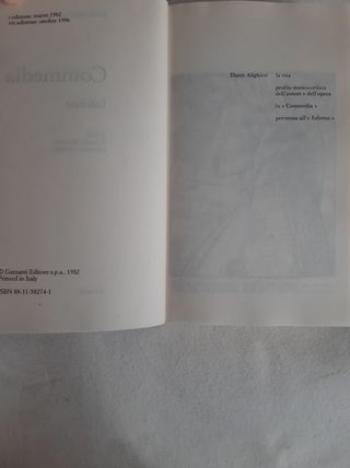 Commedia in tre volumi