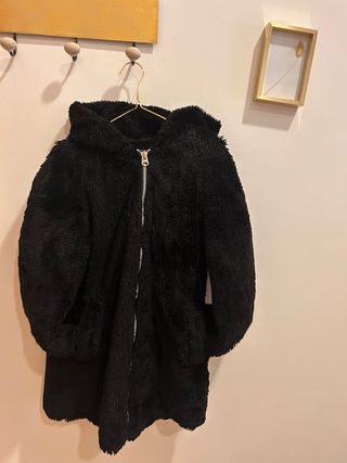 Abrigo de pelo sintético