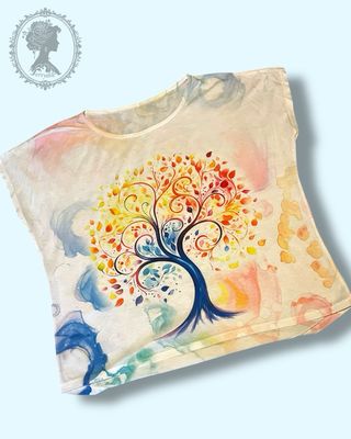 T-shirt bianca oversize curvy premaman