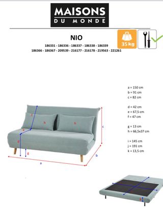 Sofa cama