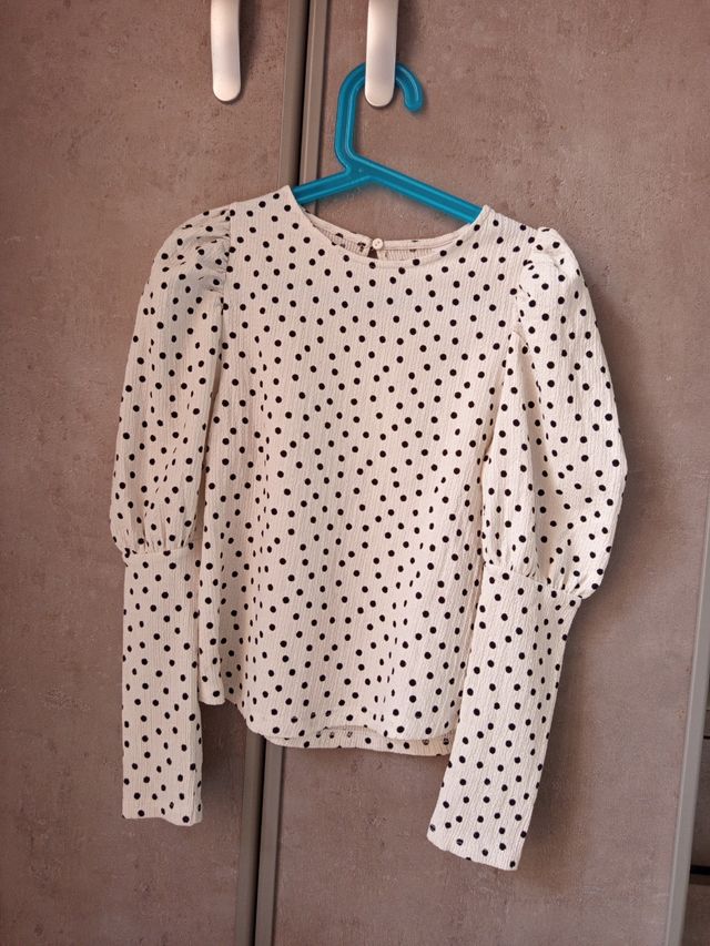 Camisa lunares Zara talla 8