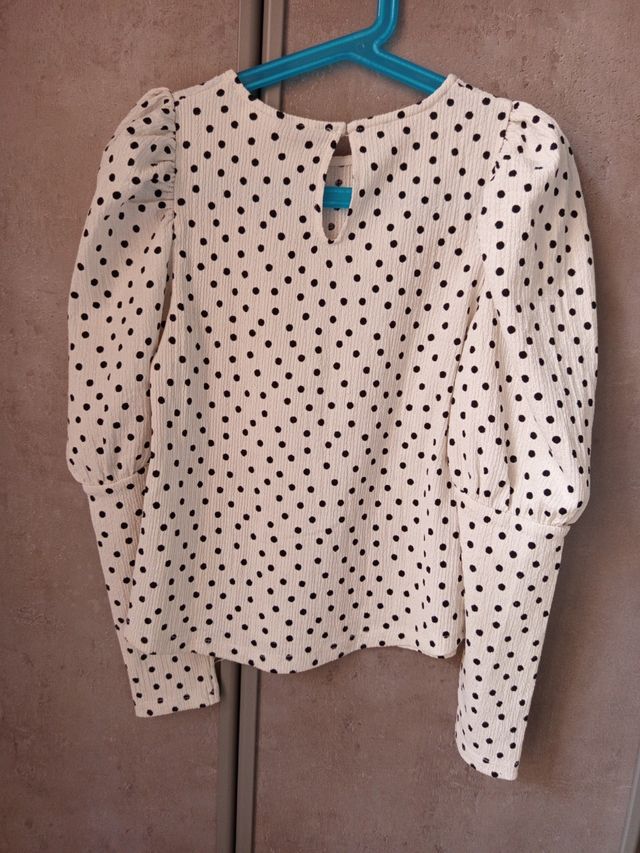 Camisa lunares Zara talla 8