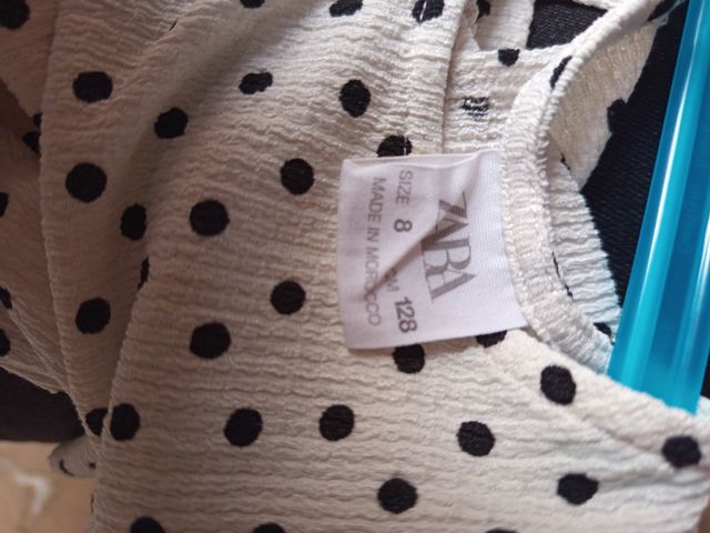 Camisa lunares Zara talla 8