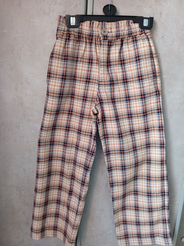Pantalón cuadros Zara talla 8