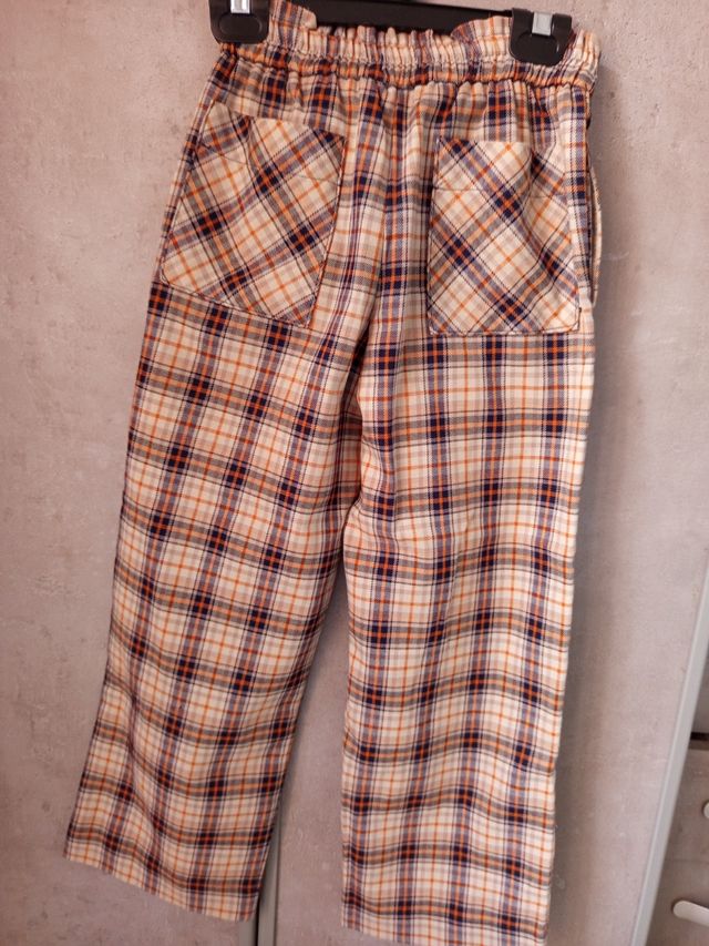 Pantalón cuadros Zara talla 8