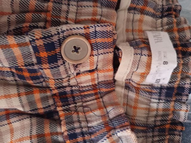 Pantalón cuadros Zara talla 8