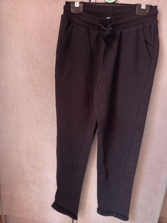 Pantalón negro Mango talla 10
