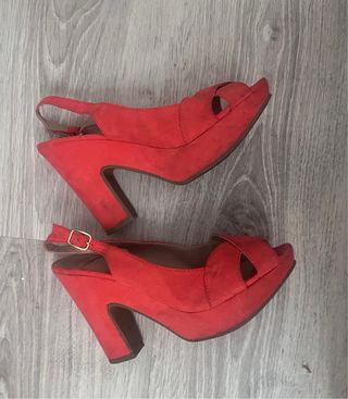 Sandalias color CORAL