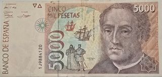 Conjuntonde 2 billetes españoles