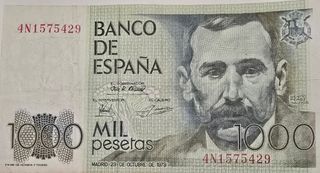 Conjuntonde 2 billetes españoles
