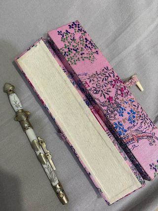 Espada china Jian miniatura, 1890. Abrecartas.