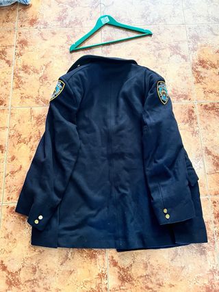 Abrigo Chaqueta Reefer NYPD Policia Nueva York XL