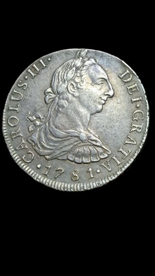 8 REALES CARLOS III 1781 CECA LIMA