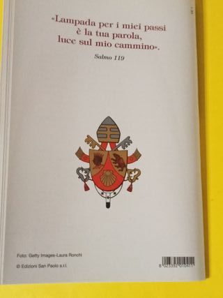 10 biglietti benedetto 16° con preghiera e salmo