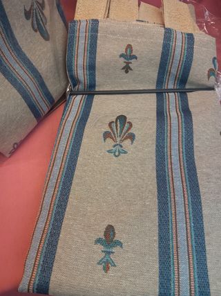 Pack jacquard 2 Cortinas trebillas.Env.gratis