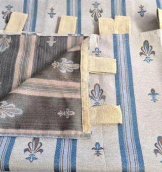 Pack jacquard 2 Cortinas trebillas.Env.gratis