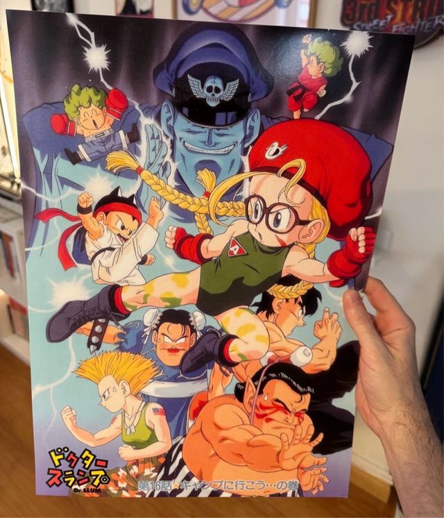 Poster Dr Slump Street Fighter