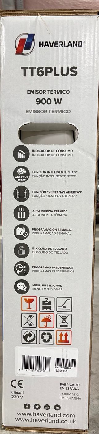 Emisor termico haverland TT6 900w PLUS NUEVO