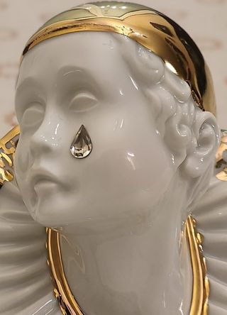 BUSTO COLECCIÓN R.G, pasta LIMONES, SWAROVSKI.