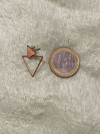 Pendientes de bisuteria oro rosa
