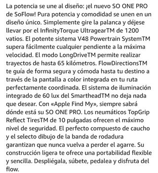 Patinete Eléctrico Soflow So One Pro