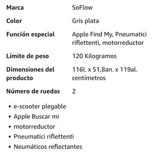 Patinete Eléctrico Soflow So One Pro