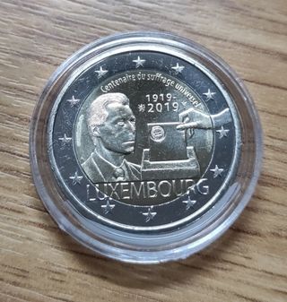 2 euros Luxemburgo 2019 SC