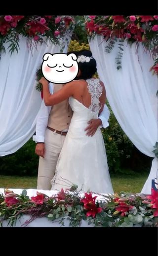 Vestido de novia Boho-Chic, romántico