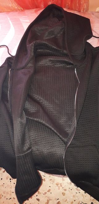 Giacca donna leggera con zip,cappuccio